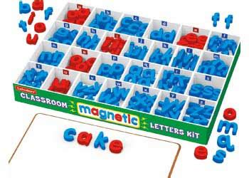 The magnetic alphabet is suitable for children of all ages, both those who already write and those who have yet to learn the alphabet. Lakeshore Classroom 240 Magnetic Letters Kit - MTA Catalogue