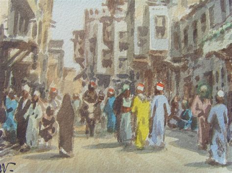 Antiques Atlas Edwin Lord Weeks 1849 1903 Arab Street Watercolour