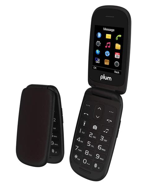 Plum Flipper 2 Flip Phone Unlocked Gsm Big Screen Big Keypad Fm Radio