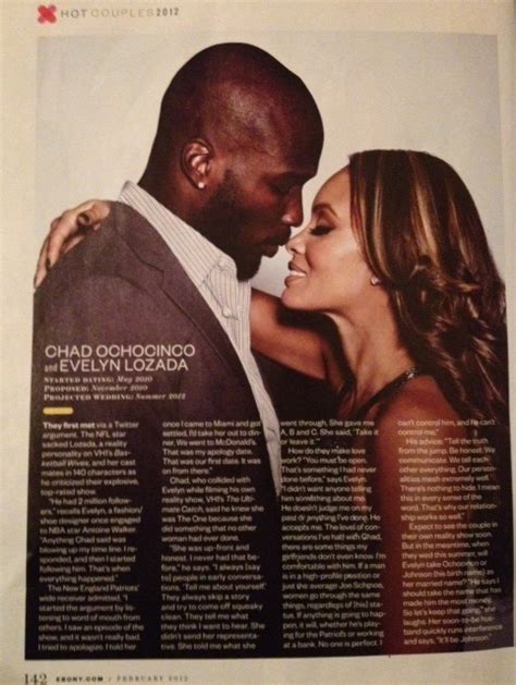 Evelyn Lozada And Chad Ochocinco Listed On Ebony S Hot Couples 2012