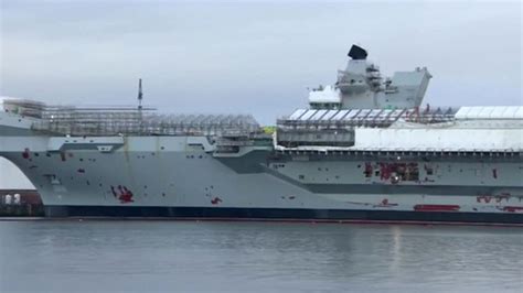 Tour The Royal Navys Largest Ever Warship Bbc News