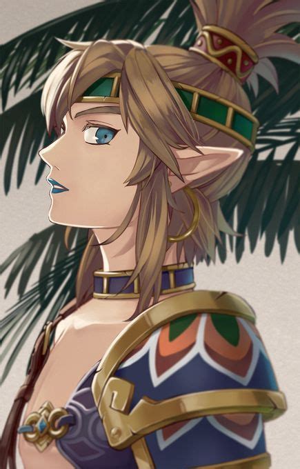 Tloz Botw Male Gerudo Link Legend Of Zelda Legend Of Zelda Breath