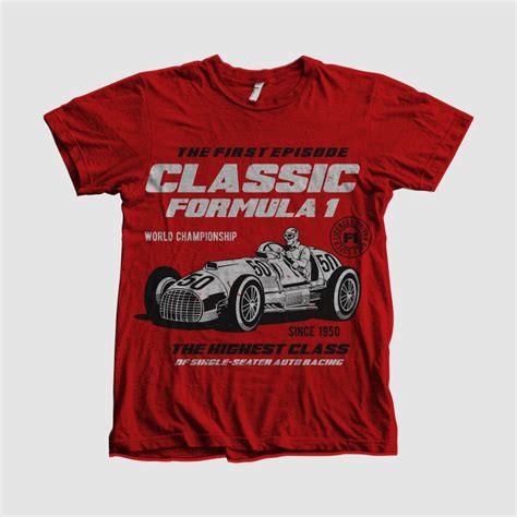 Classic F1 Tee Shirts Tshirt Factory