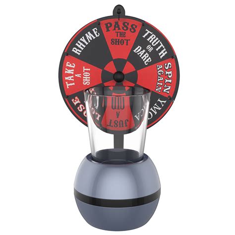Spin The Wheel Shot Drinking Game Fun Adult Partycollege Shot Glass Spinner Game By Hey Play