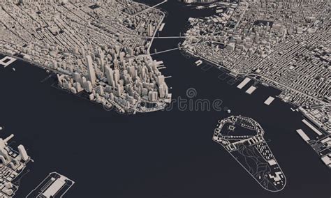 New York City Map Satellite Stock Illustrations 125 New York City Map