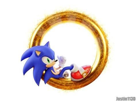 Sonic Movie Render Ring Portal Tr By Justin113d Sonic Birthday