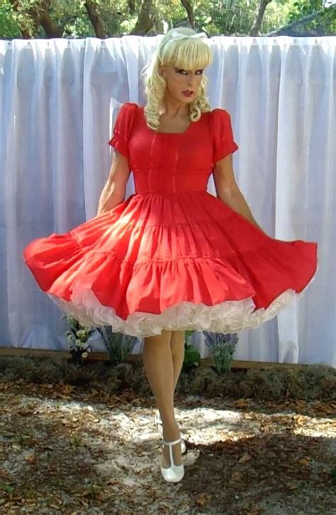 Beautiful Red Rockmount Square Dance Dress And Petticoats Flickr