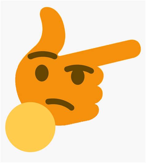 Distorted Thinking Emoji Hd Png Download Kindpng