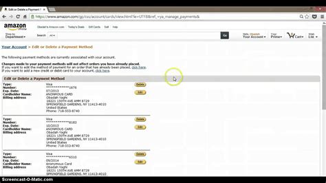 Find the items you want to buy and add them to your cart. How to Delete payment method from your Amazon Account, Super Easy! - YouTube