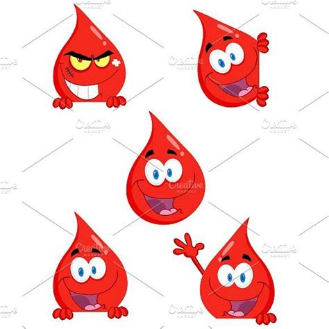 Blood Droplet Vector Design Images Smile Blood Droplet Cute