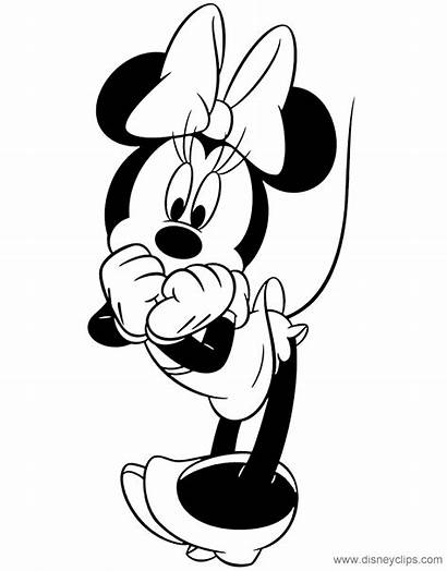Minnie Coloring Disney Mouse Mandala Disneyclips Pdf