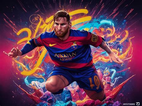 Cartel De La Película Bello Lionel Andrés Messi Cucci Foto Premium