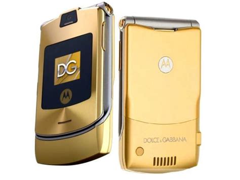Gold Dolce Gabbana Motorola Razr V I D G Gold Edition Gsm Unlocked