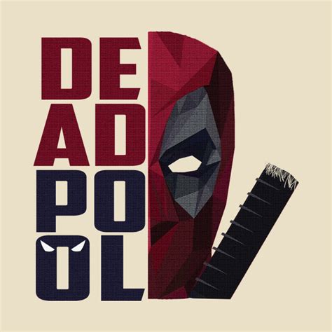 Deadpool Typographic Deadpool T Shirt Teepublic