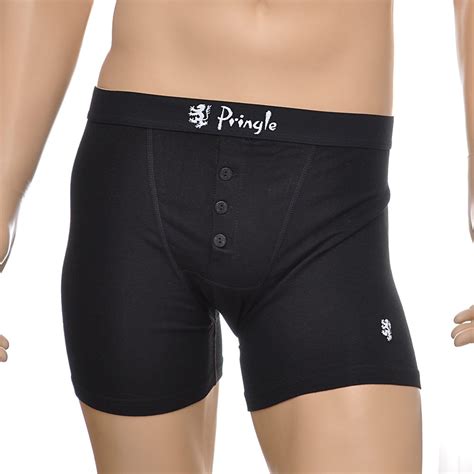 Boxers Pringle Mens Button Fly Boxer Underwear Mens Clothing