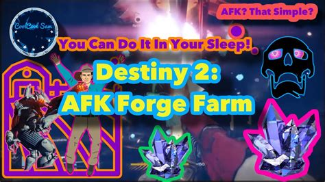 Destiny 2 Forge Material Farm Easy Guide Afk Youtube