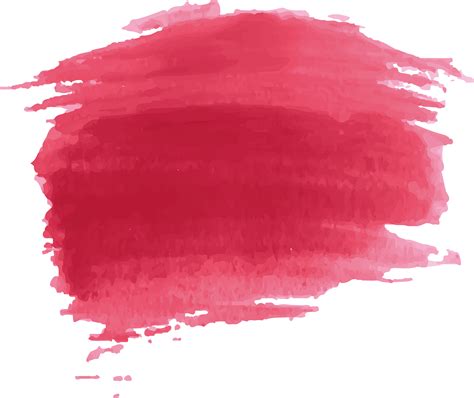 Download Watercolor Paint Painting Effect Red Free Png Hq Red