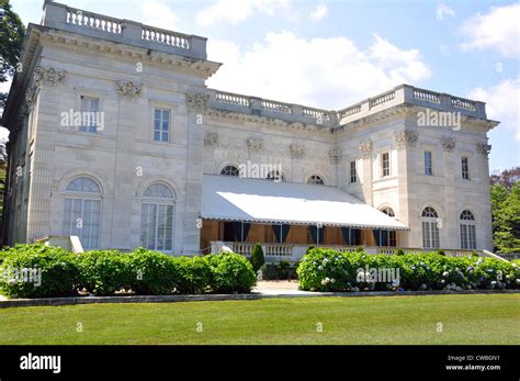 Marble House Vanderbilt Mansion Newport Rhode Island Usa Stock