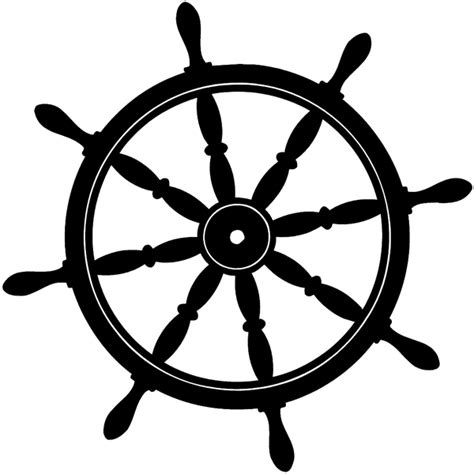 The distressed white ship wheel measures 24dia. SignSpecialist.com - Beevault Decals - Ships wheel ...
