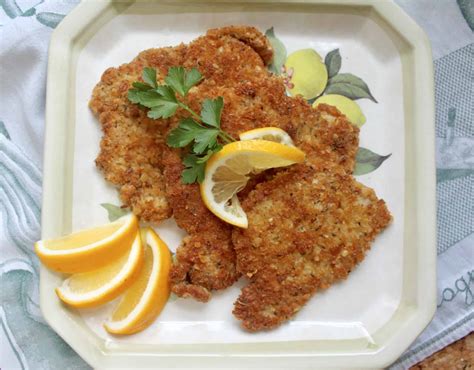 As for where the schnitzel originally came from…the technique of breading and frying thin cuts of meat is place the pork chops between two sheets of plastic wrap and pound them until just 1/4 inch thick. Christina's Breaded Pork Chops (Schnitzel) - Christina's ...