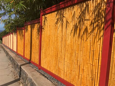 High End Bamboo Privacy Fence