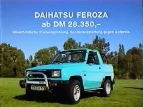Daihatsu Feroza Werbung Youtube
