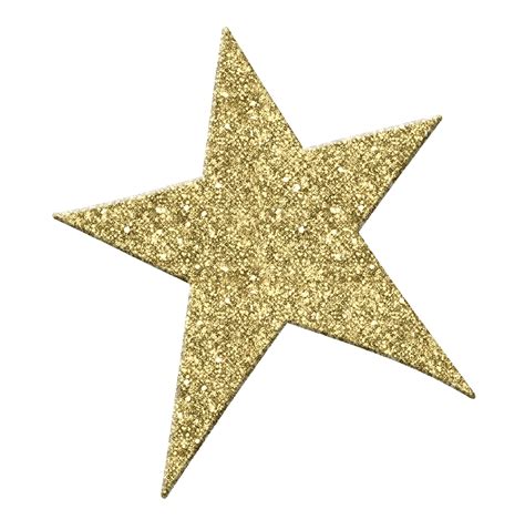 Glitter Gold Star Png File Png Mart
