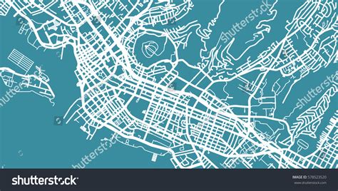 Detailed Vector Map Honolulu Scale 130 Stock Vector Royalty Free