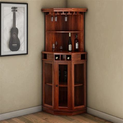 The front of the corner wine cabinet can display up to 28 bottles of your best wine, and you can store up to 260 bottles at ideal temperature and humidity with the help of whisperkool cooling system, which employs the industry standard forced air cooling method to maintain the proper environment. 20 Gorgeous Small Corner Wine Cabinet Ideas For Home Look ...