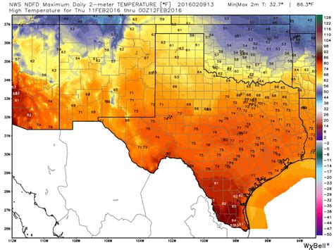 What Weather A Quiet Forecast For Texas