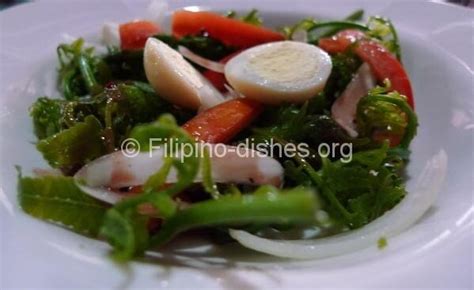 Ensaladang Pinoy Green Salad Filipino Dishes And Recipes