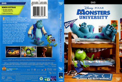 Monsters University Movie Dvd Scanned Covers Monsters University