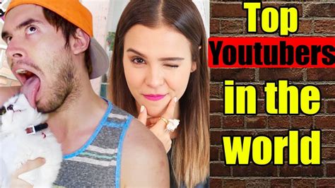 Top 10 Youtubers In The World Youtube