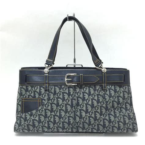 Welcome to the christian dior couture uae website. AUTHENTIC CHRISTIAN DIOR Logogram Tote Bag Navy | eBay
