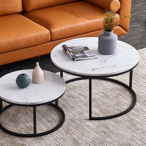 Marble Top Round Coffee Tables At Terry Mitchell Blog