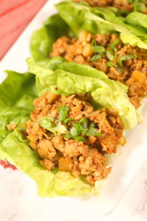 Dip chicken in the beaten egg white and then coat in the rice flour (or gf plain flour). PF Chang Lettuce Wraps Recipe | An easy copycat recipe