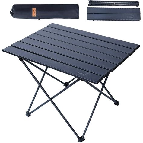 Nicec Folding Table Portable Camping Table With Carry Bag For Outdoor