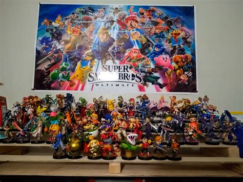 My Complete Super Smash Bros Amiibo Collection And Display My Pride