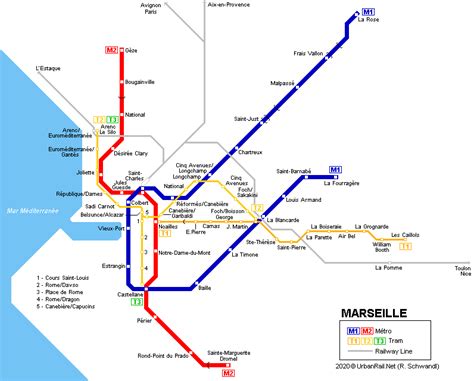 Urbanrailnet Europe France Métro De Marseille