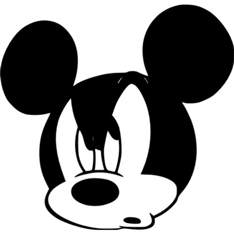 Black Mickey Mouse 5 Icon Free Black Mickey Mouse Icons