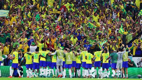 Fifa World Cup 2022 Brazil Fans Celebrate Teams Victory In Opening