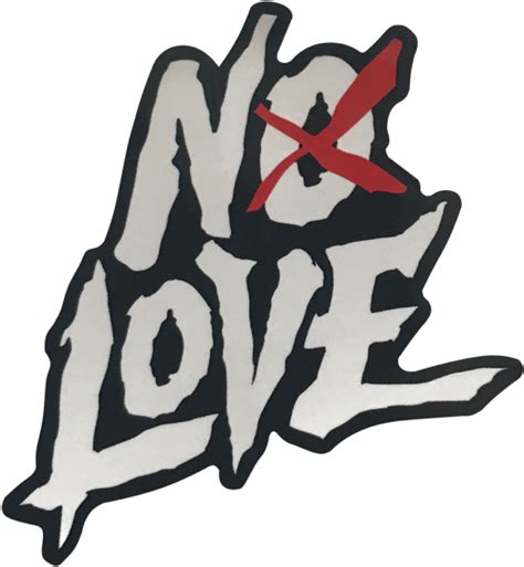 No Love Sticker Clipart Full Size Clipart 2528826 Pinclipart