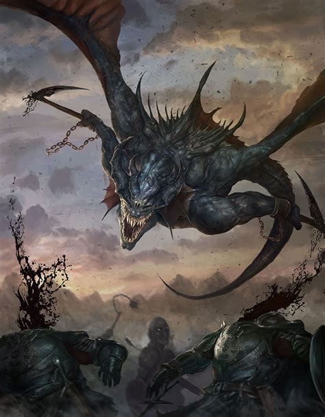 Blind Reaper By Yuriy Chemezov Fantasy Dragon Fantasy Monster