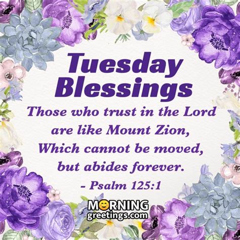 Amazing Tuesday Morning Blessings Morning Greetings Morning
