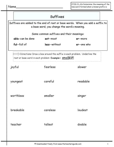 36 Science Prefix And Suffix Worksheet Support Worksheet