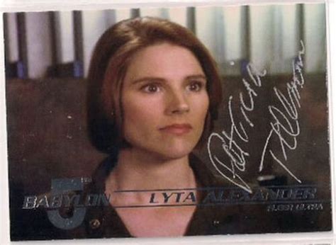 Babylon 5 Signed Card Auto B5 Ultra Lyta Alexander Patricia Tallman