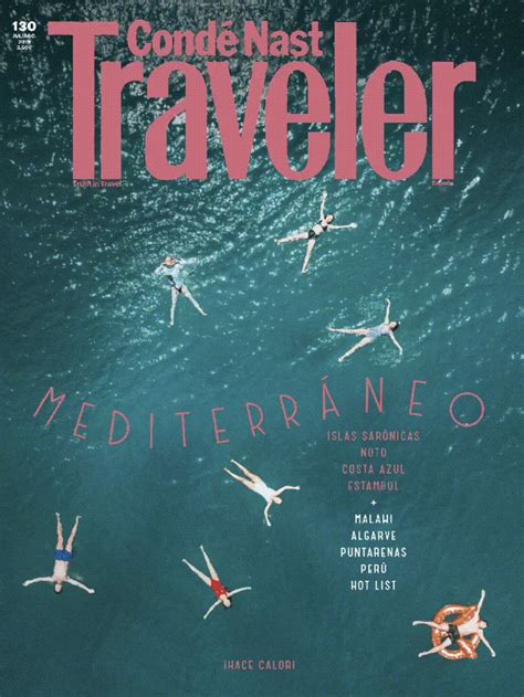 Condé Nast Traveler Magazine 잡지 표지 표지 여행
