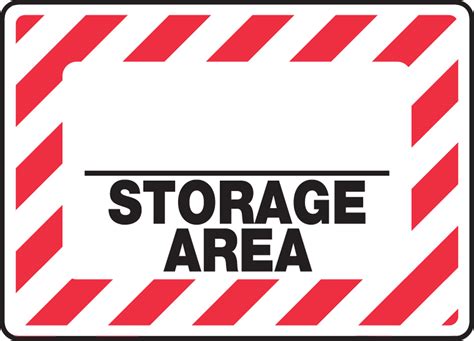 Temporary Storage Area Signage Dylan Hudson
