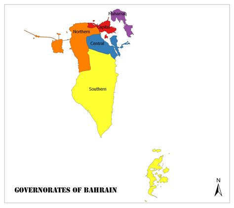 Governorates Of Bahrain Mappr