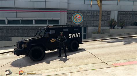 Lenco Bearcat Lspd Swat Paintjob Gta 5 Mods